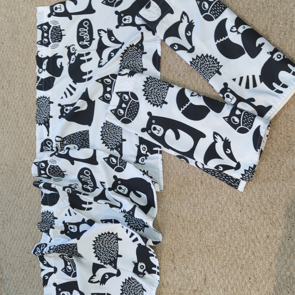 Homemade | 68"x24" Curtain Panels | Set of 3 | Forest Friends